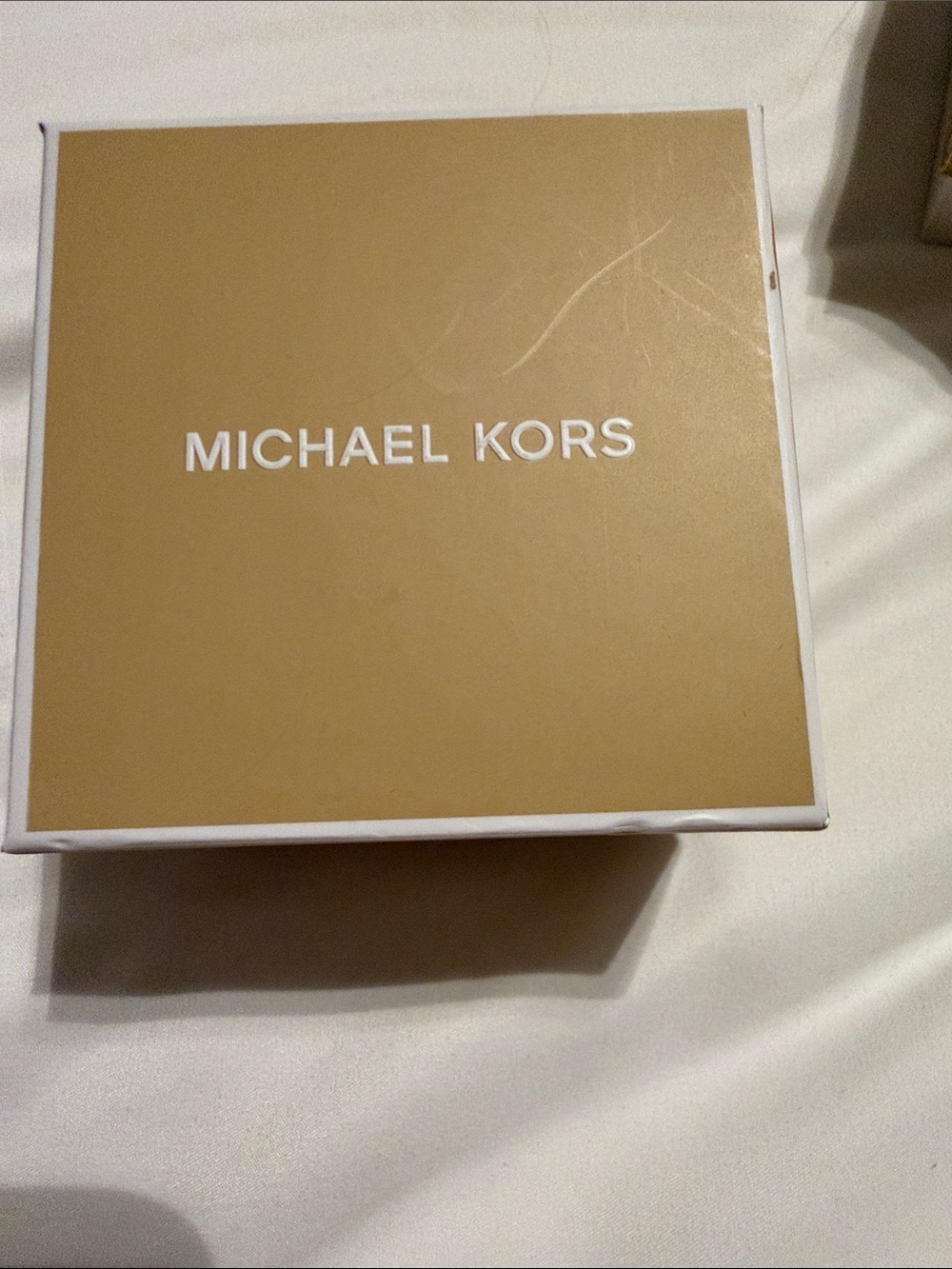 Michael Kors Gold Chain Link Bracelet with MK Logo - Picture 7 of 7
